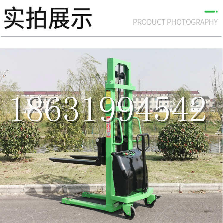 忠县电动叉车堆高车液压铲车电瓶1吨2吨站驾步行式小型全自动叉车